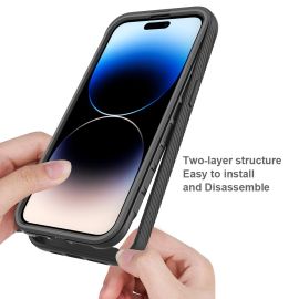 Étui Antichoc 3 en 1 pour iPhone 14 Pro – Protection Complète TPU + PC + Film PET iPhone 14 Pro