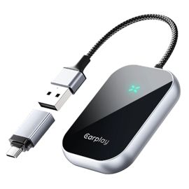 Adaptateur de voiture Android Auto A21 - Boîtier CarPlay sans fil Bluetooth avec WiFi double bande