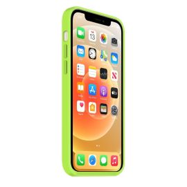 Coque Silicone Moxie BeFluo iPhone 17 – Vert Pomme, Fine & Légère avec Intérieur Microfibre