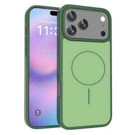 Coque Renforcée Skinmate MagSafe pour iPhone 17 Pro – Vert-iPhone 17 Pro Max