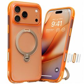 Coque TORRAS Ostand Q3 Air Series pour iPhone 17 Pro Max – Avec Support Magnétique Compatible MagSafe – Protection Antichoc PC + TPU